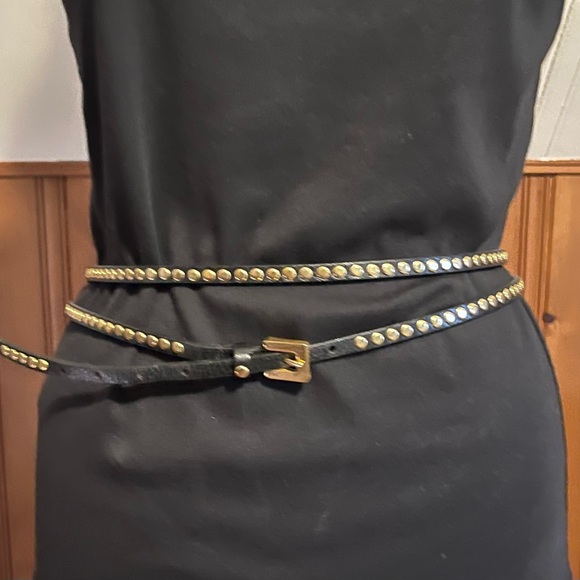 Accessories - Leather Double Wrap Belt